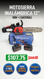 🔥🪚 MOTOSIERRA INALÁMBRICA 12” – POTENCIA TOTAL, SIN CABLES
