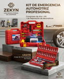 KIT COMPRESOR Y REPARACION DE NEUMATICO