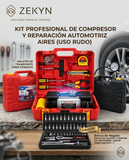 KIT COMPRESOR Y REPARACION DE NEUMATICO