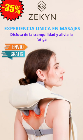 💆♀️💆♂️ Masajeador de Hombros y Espalda con Amasamiento Profundo