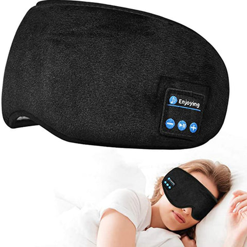 Máscara para los ojos Bluetooth para dormir cómodos y elásticos suaves