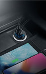 Cargador USB de coche (carga rápida) para teléfono móvil iPhone Xiaomi
